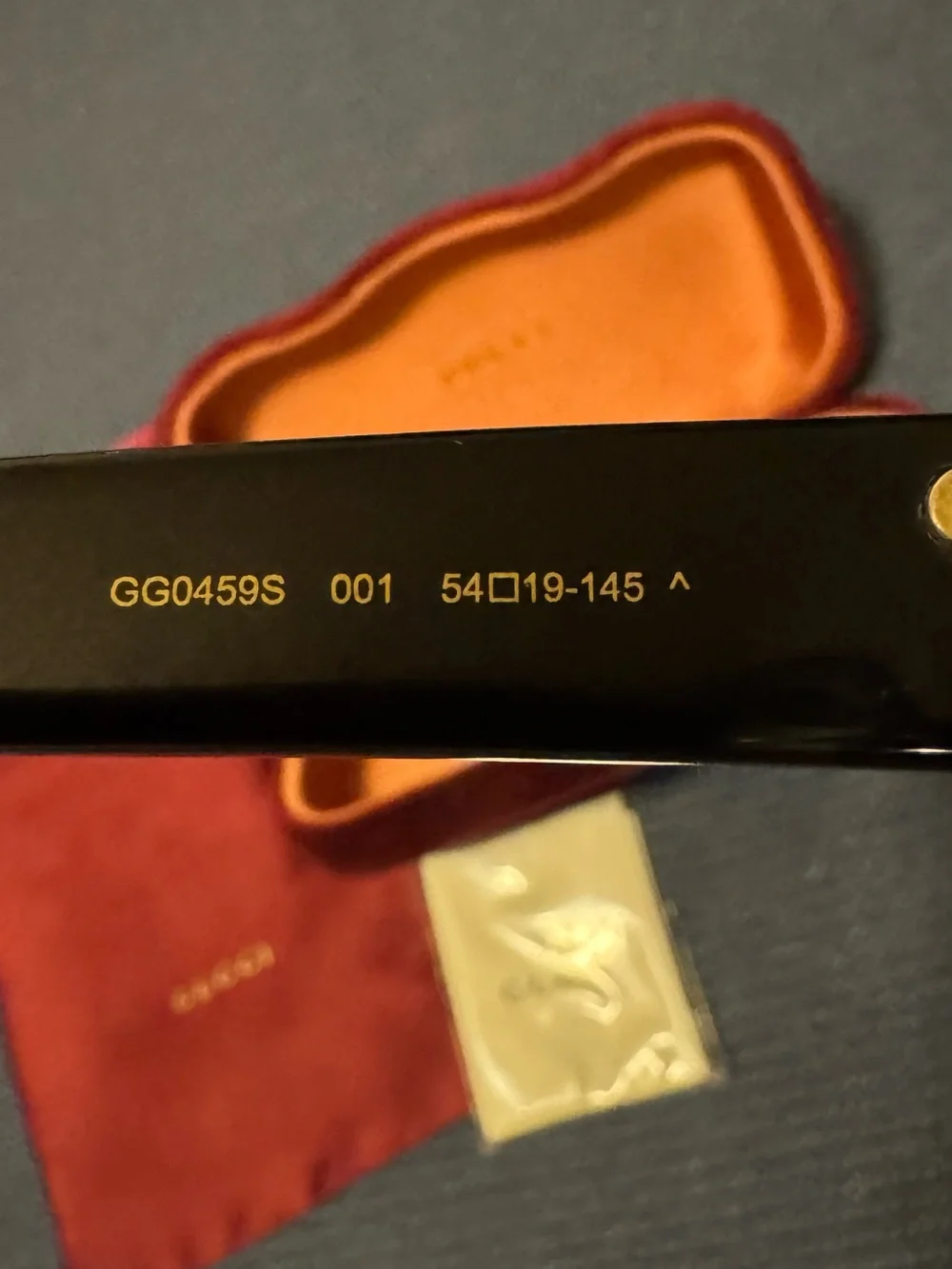 Gucci Black Frame Sunglasses (Gucci GG0459S 001)